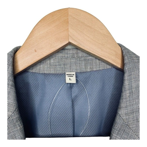 Murano Baird McNutt Linen Sport Coat Mens Large Short Peak Lapel NWT $250 - Picture 6 of 12